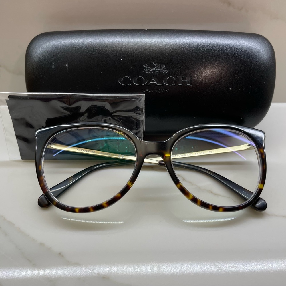 Coach Tortoise Shell Eyewear Glasses
